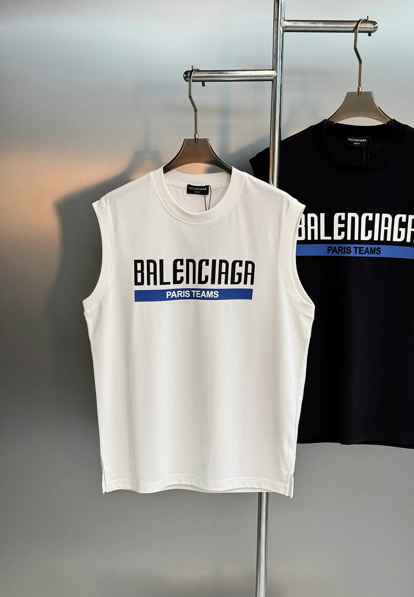 ⚜️Balenciaga Paris Teams Series ，Black White ， ， Breathable， ！ “PARIS TEAMS” +Blue ， ✨ ， OK， 、 ， ！ ！Sizes：S-3XL ❗️（175/145 L）